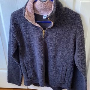 old navy pullover quarter zip